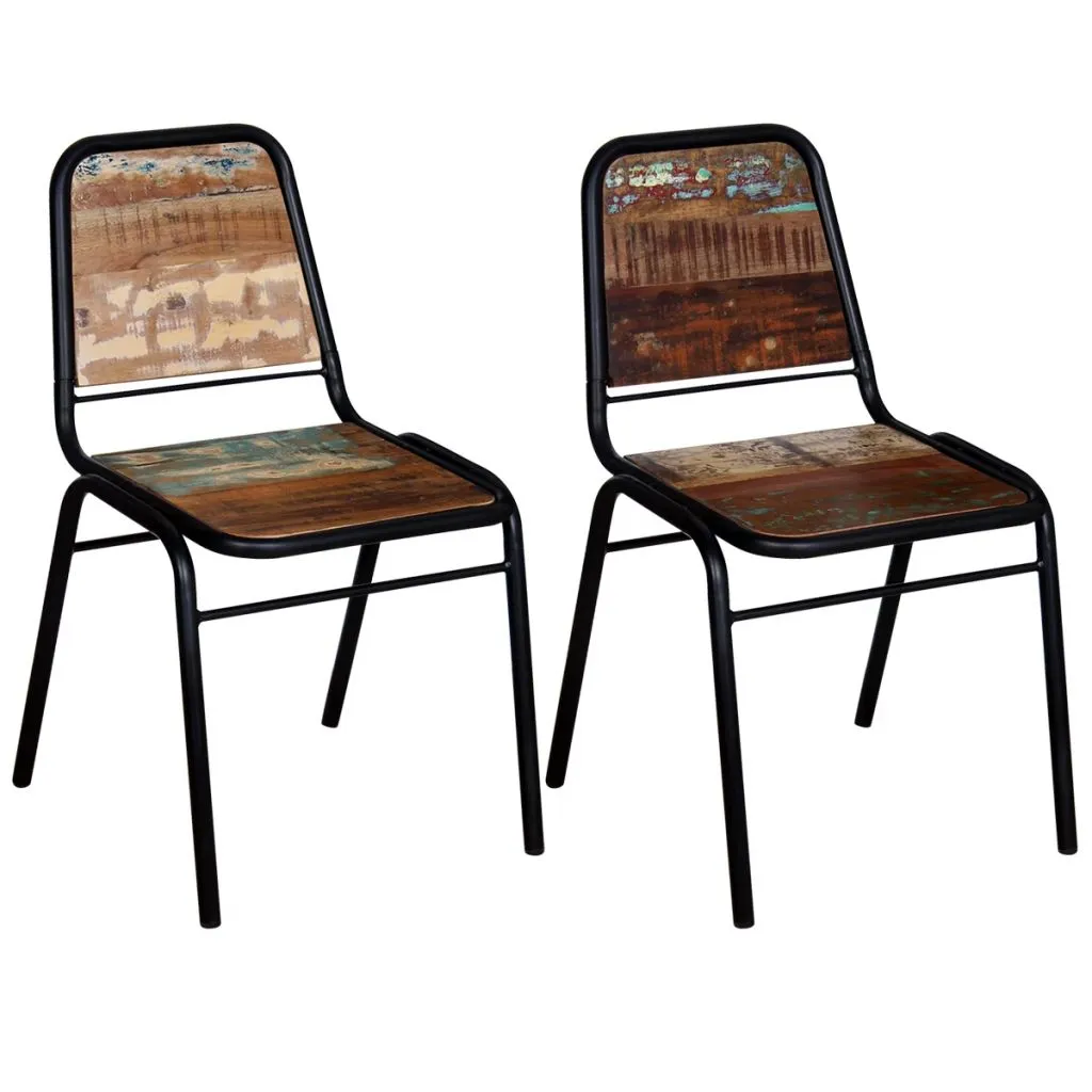 Dining Chairs Solid Reclaimed Wood