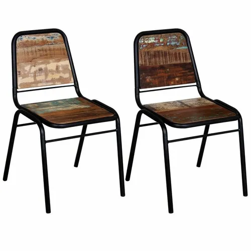 Dining Chairs Solid Reclaimed Wood