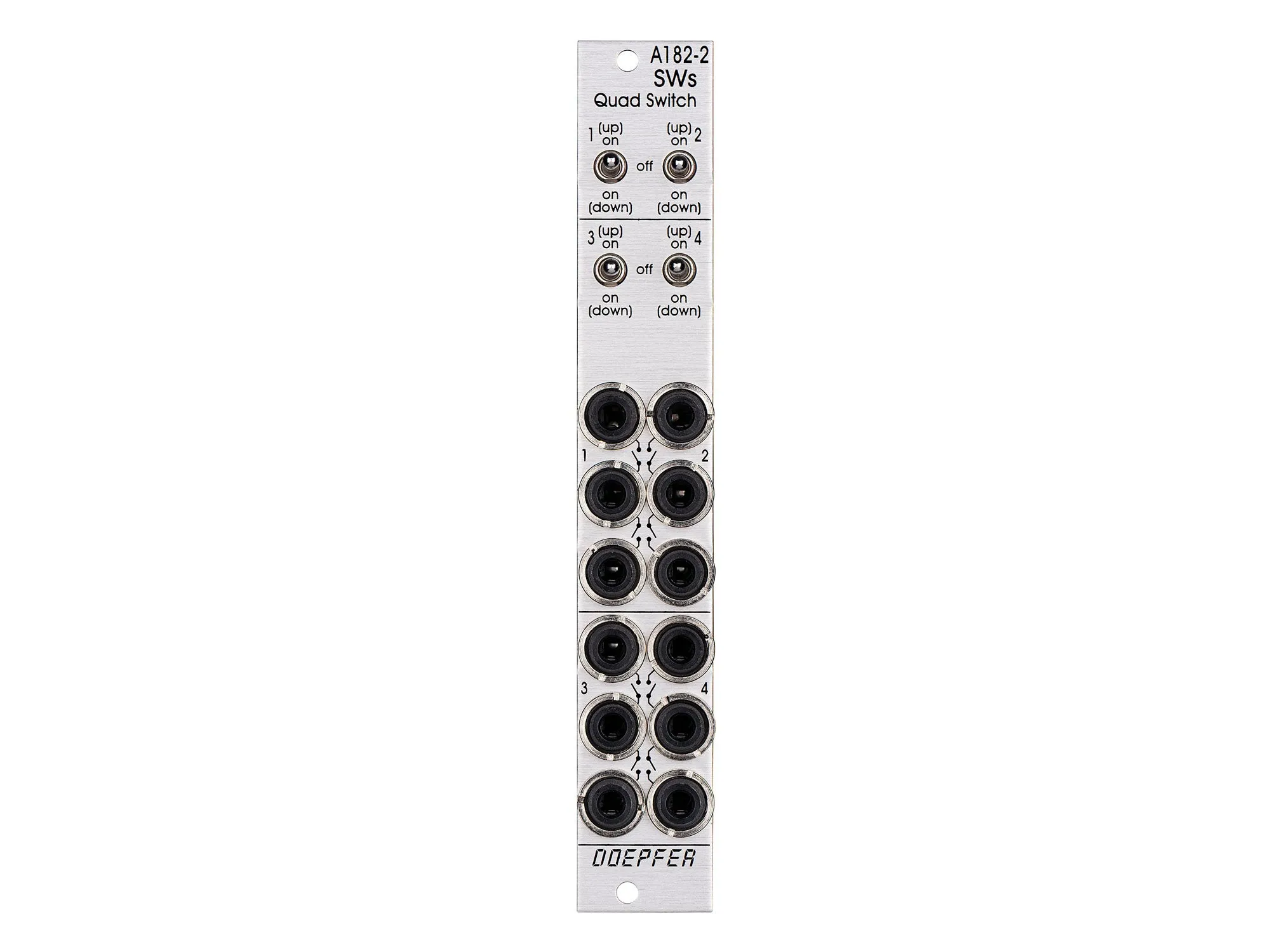 Doepfer A-182-2 Quad Switch Slim Line