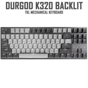 Durgod Corona K320/K310 White Backlit 87/104keys Mechanical Keyboard