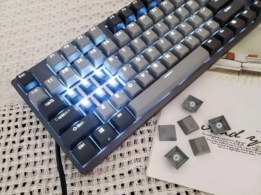 Durgod Corona K320/K310 White Backlit 87/104keys Mechanical Keyboard