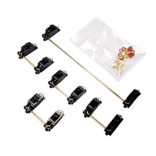 Durock V2 Screw-In Black & Gold Stabilizers