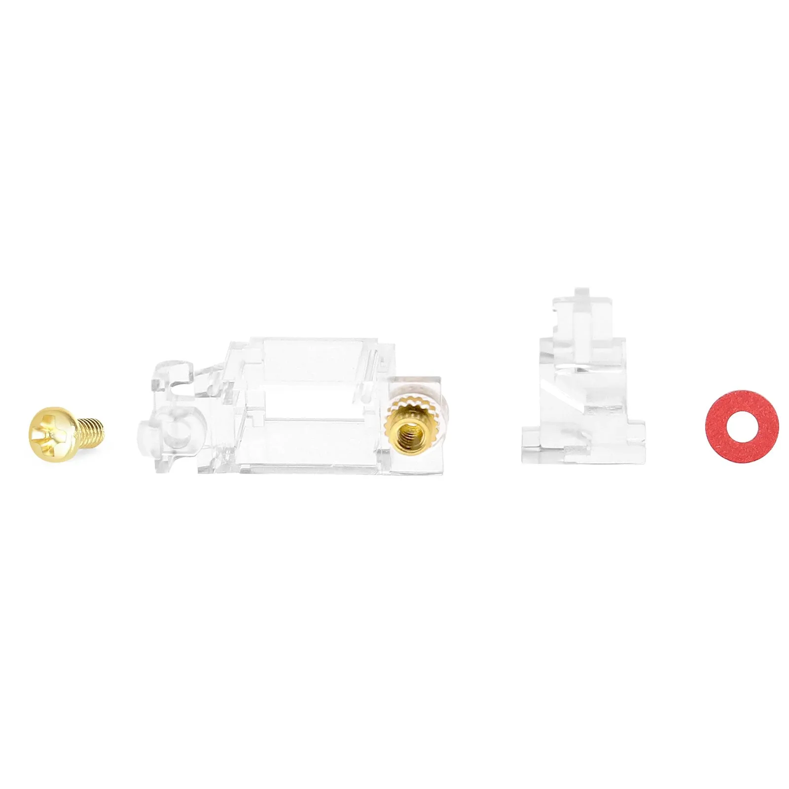 Durock V2 Screw-In Transparent Clear Stabilizers