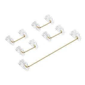 Durock V2 Screw-In Transparent Clear Stabilizers