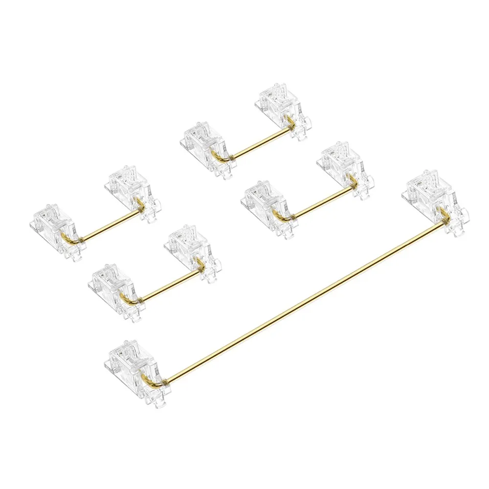 Durock V2 Screw-In Transparent Clear Stabilizers