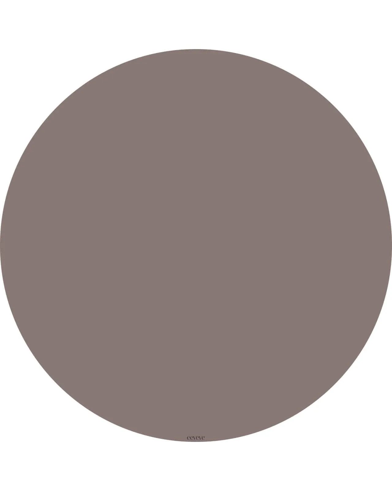 Eeveve - Taupe - Round Floormat