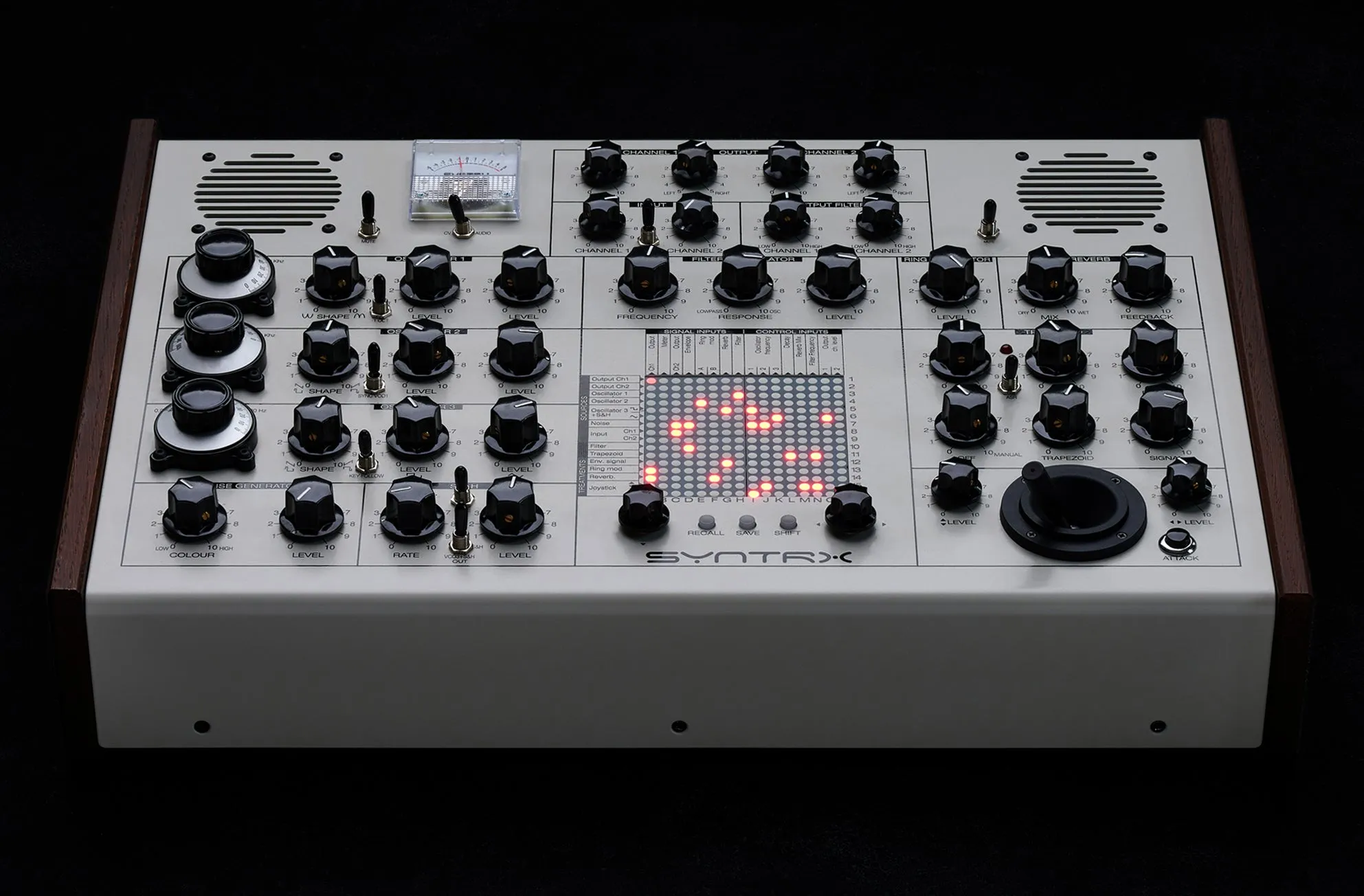 Erica Synths SYNTRX with Built-In Speakers, Vernier Dials & Spring Reverb
