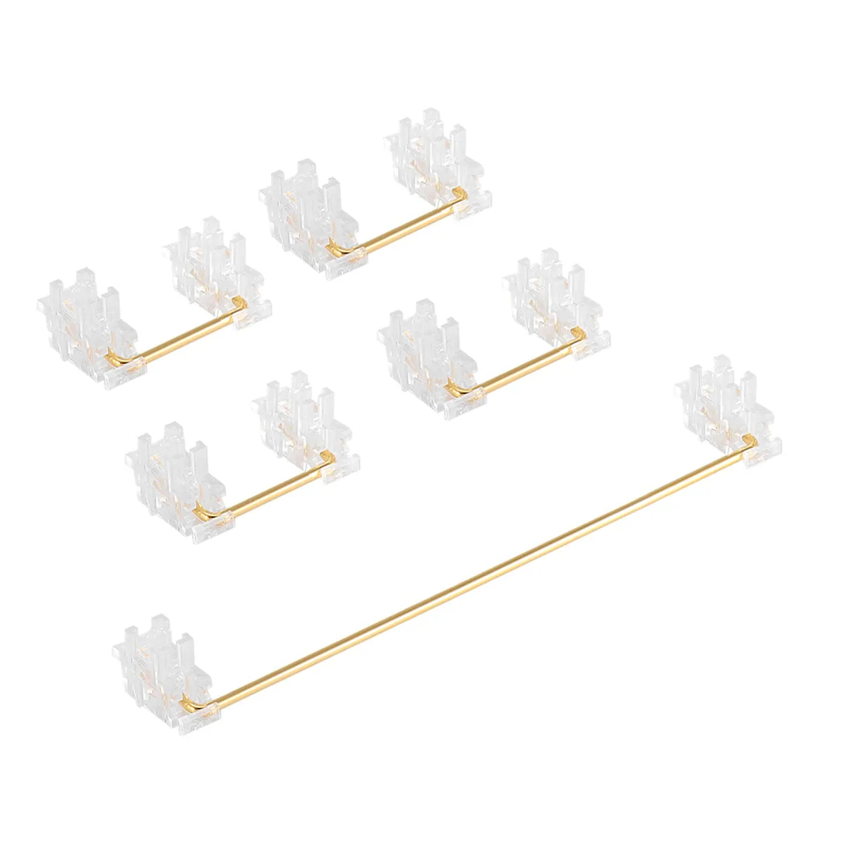 Everglide V3 Plate Mount Clear Stabilizers