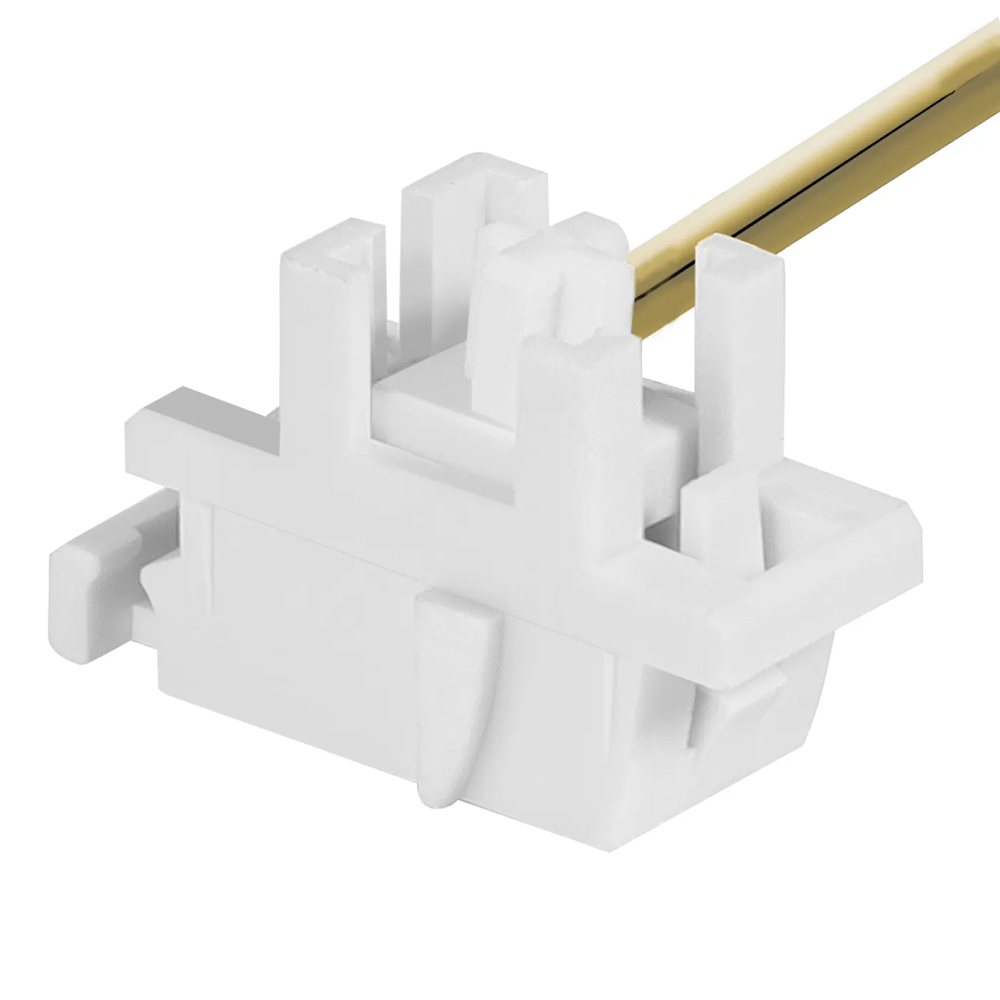 Everglide V3 Plate Mount White & Gold Stabilizers