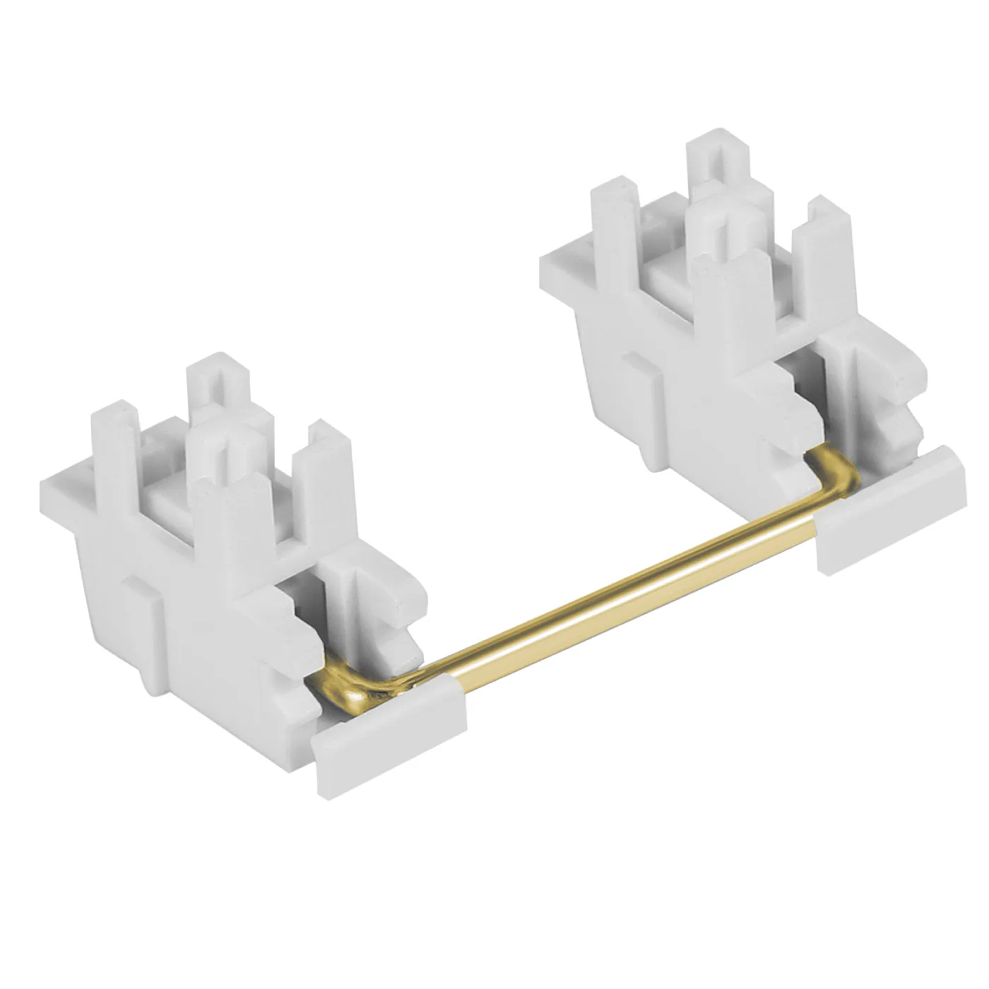 Everglide V3 Plate Mount White & Gold Stabilizers