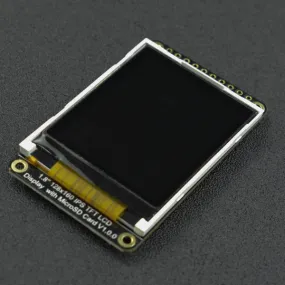 Fermion: 1.8" 128x160 IPS TFT LCD Display with MicroSD Card Slot (Breakout)