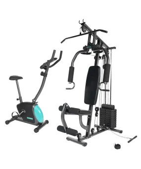 FitClub Home Gym and Exercise Bike Package Deal