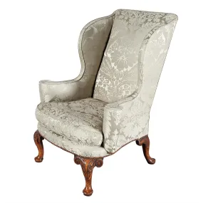 George II Period Walnut Wing Chair