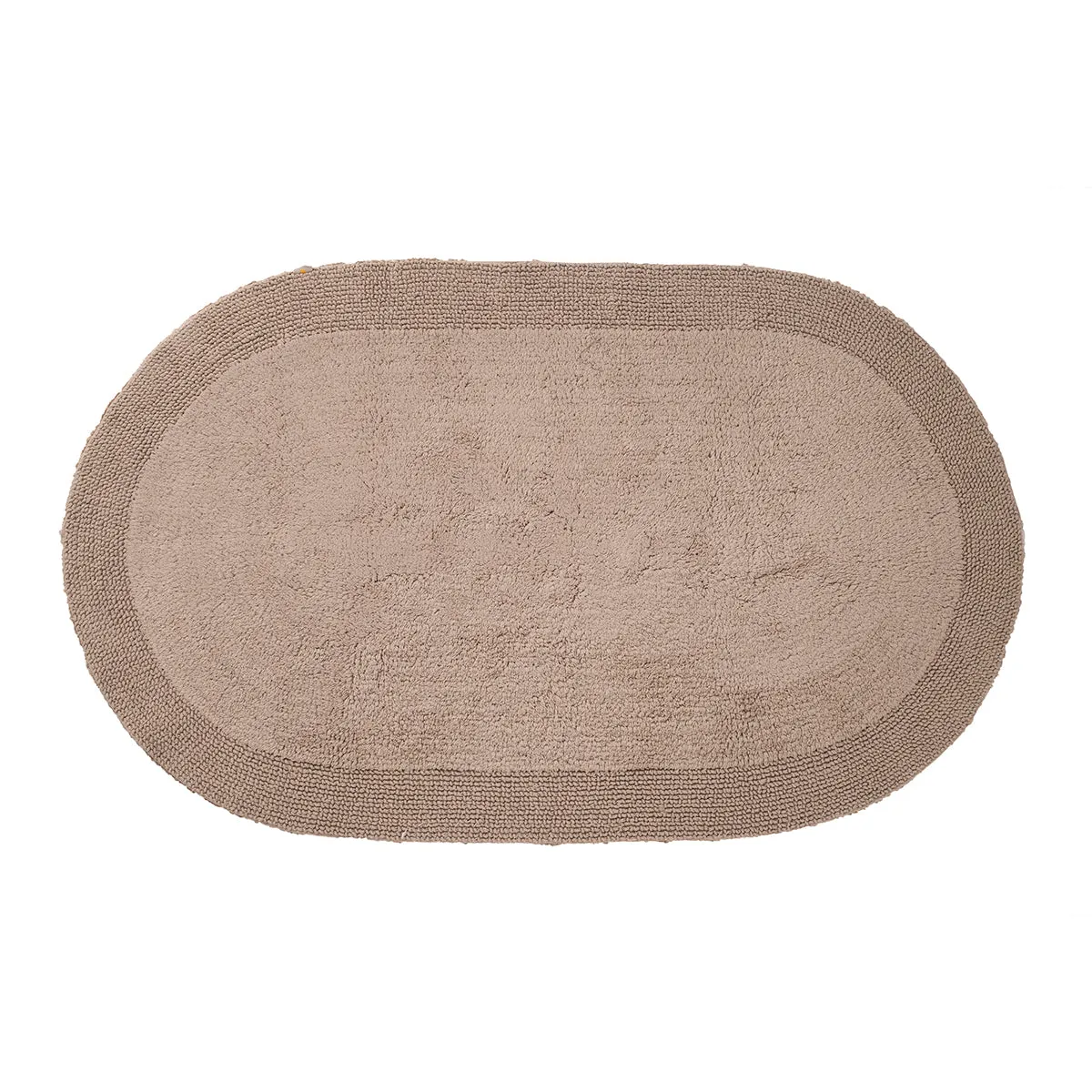 Grassy Ground Soft Reversible Solid Luxurious Grey Bath Mat