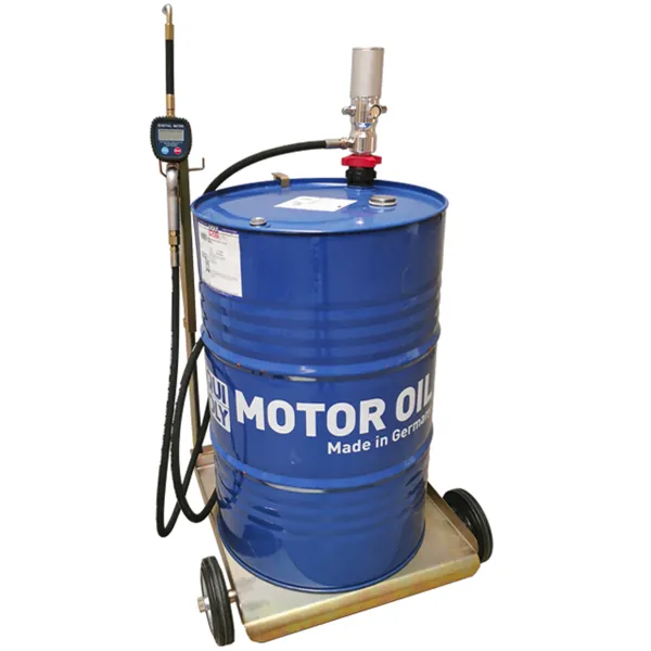 GT-K99235 - Trolley-mounted oil dispenser with digital oil gun