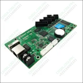 Hd-d15 Asynchronous Full Color Led Display Control Card 4*hub75 Data Interface Rgb ,384x64 Pixels,small Size Screen Control Card