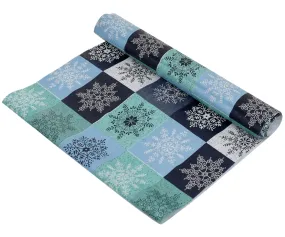 Heart Home Multicheck Printed PVC Anti Slip Skid Shelf Mat, 5 Mtr (Multicolor)