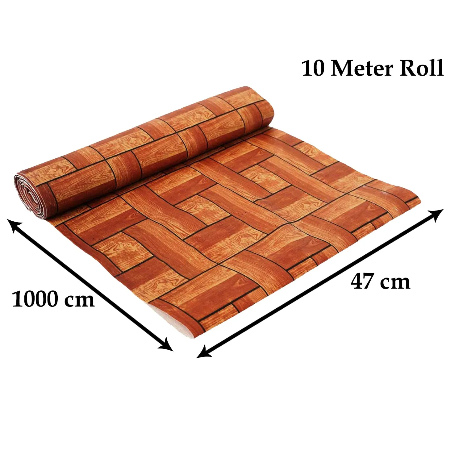 Heart Home Multiuses Check Print Shelf Liners for Kitchen Shelves, cupboards, Wardrobe, Drawer, 10 Mtr (Cream) 52HH4092