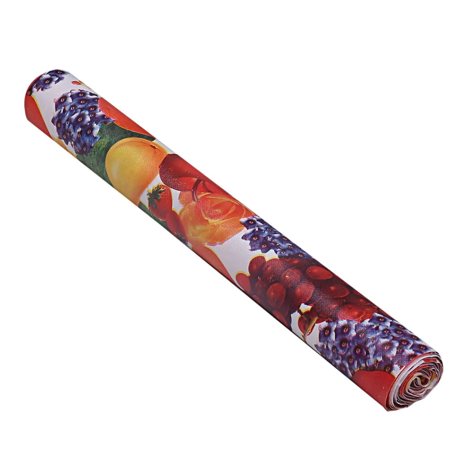 Heart Home Multiuses Vegetable Print Shelf Liners for Kitchen Shelves, cupboards, Wardrobe, Drawer, 5 Mtr (Red) 52HH4078