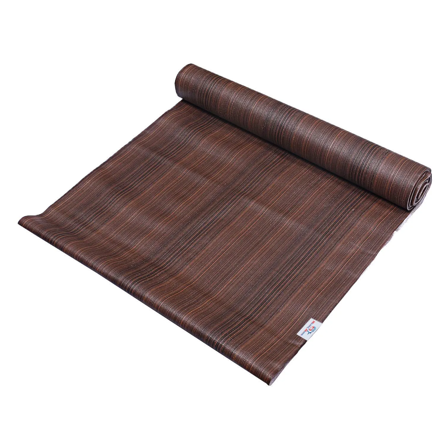 Heart Home Multiuses Wooden Print Shelf Liners for Kitchen Shelves, cupboards, Wardrobe, Drawer, 10 Mtr (Brown) 52HH4087