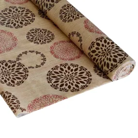 Heart Home Rangoli Printed Shelf Liners for Kitchen Shelves,cupboards,Wardrobe,Drawer, 5 Mtr (Sand)