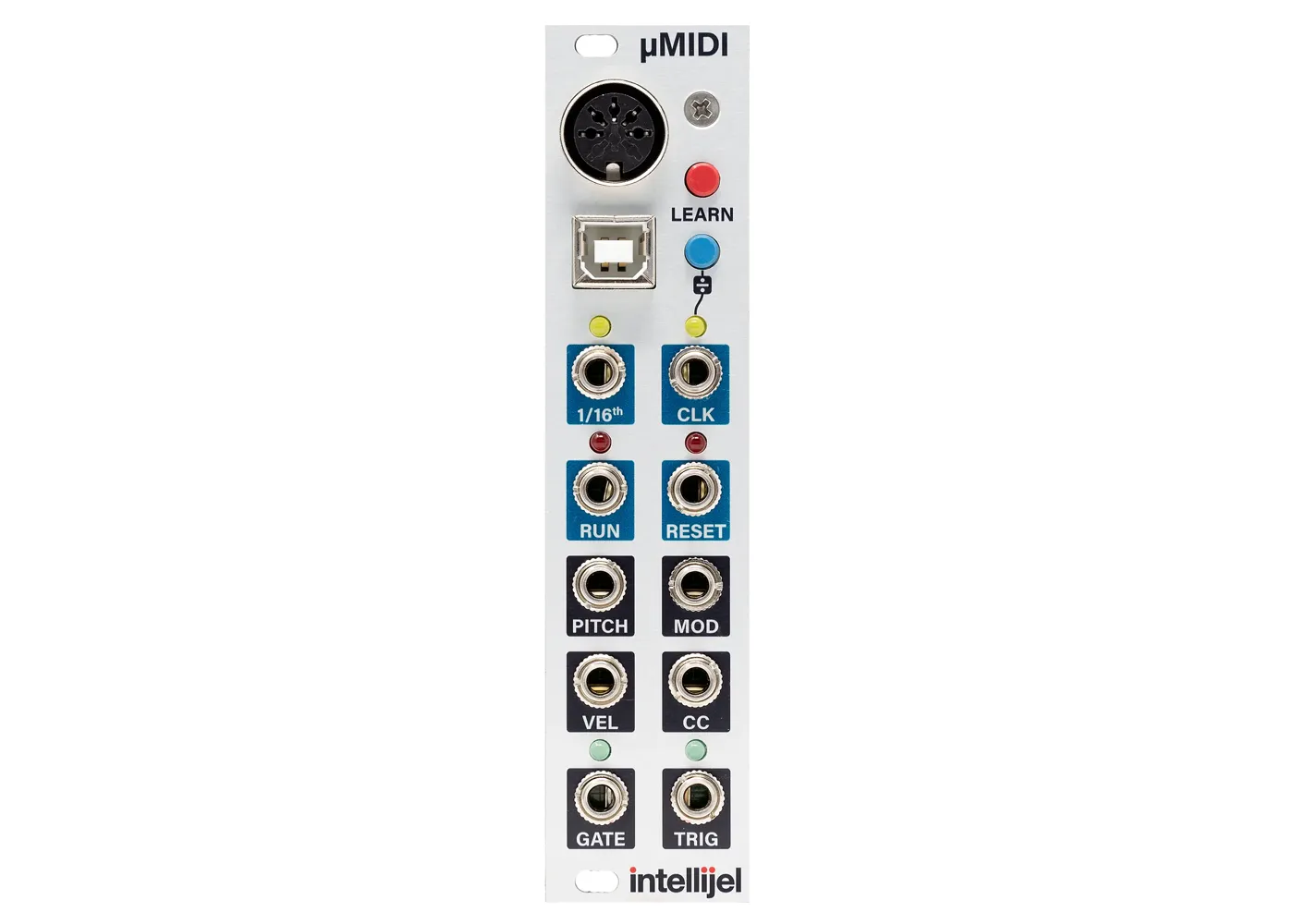 Intellijel µMIDI 3U USB/DIN MIDI Voice and Clock Interface