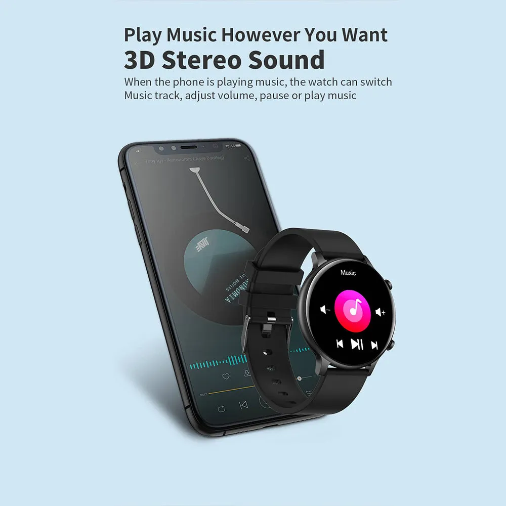 Iphuk by T. Maise Bluetooth Smartwatch with Blood Pressure & Heart Rate Monitoring
