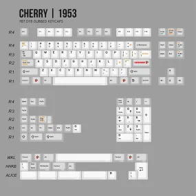 JC Studio Cherry 1953 Keycap Set Dye-Sub PBT