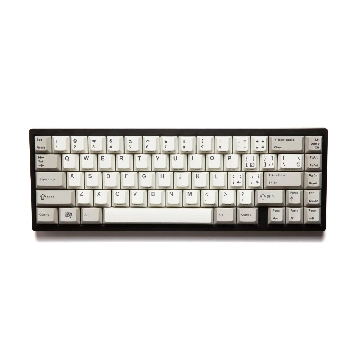 JC Studio Desko Black Keycap Set Dye-Sub PBT