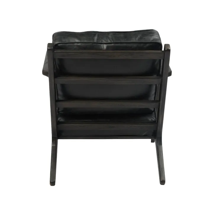 Junior Arm Chair | Caramel Brown Leather