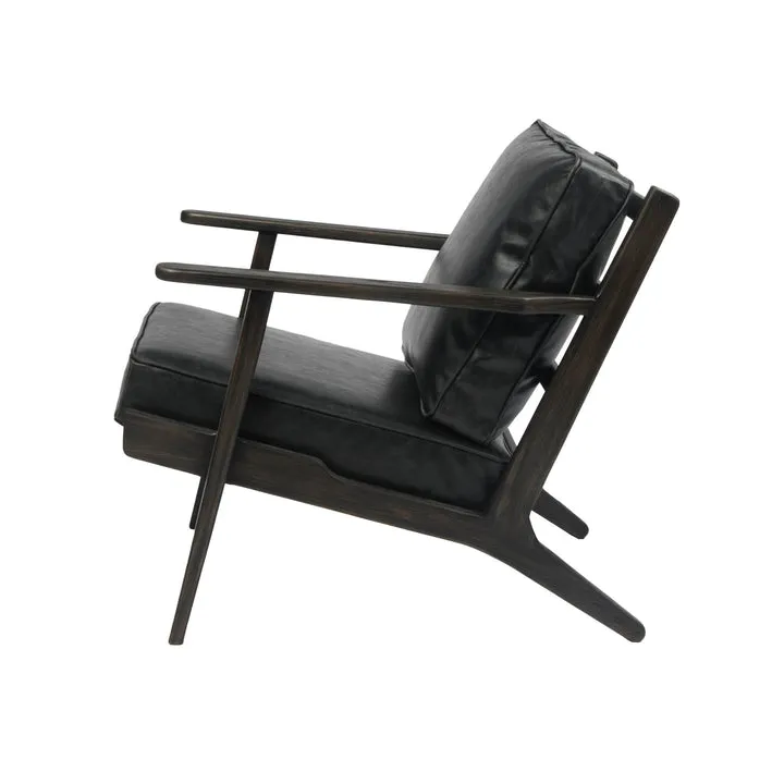 Junior Arm Chair | Caramel Brown Leather