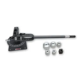 KAKA Industrial YP-9 Bench-Top Metal Bender, Manual Bench Top Compact Bender Pipe Bending Machine with 7 Dies, Compact Metal Bender, Metal Fabrication Tube Rod Pipe Bender