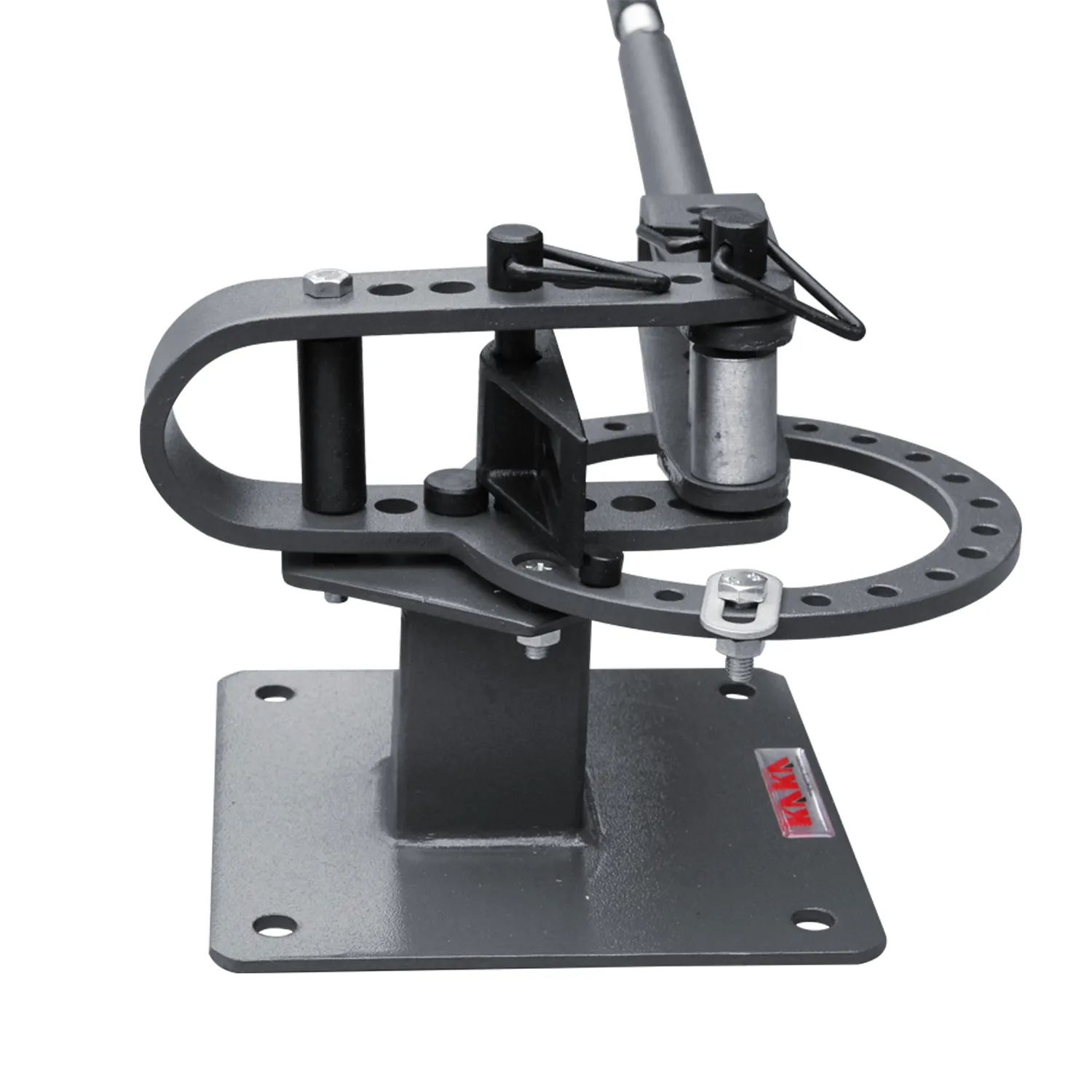 KAKA Industrial YP-9 Bench-Top Metal Bender, Manual Bench Top Compact Bender Pipe Bending Machine with 7 Dies, Compact Metal Bender, Metal Fabrication Tube Rod Pipe Bender