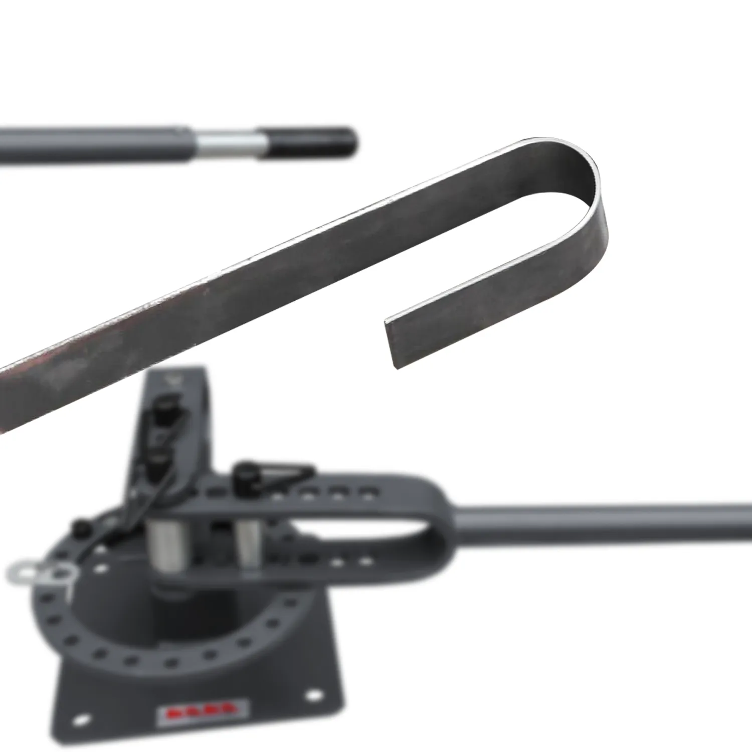 KAKA Industrial YP-9 Bench-Top Metal Bender, Manual Bench Top Compact Bender Pipe Bending Machine with 7 Dies, Compact Metal Bender, Metal Fabrication Tube Rod Pipe Bender