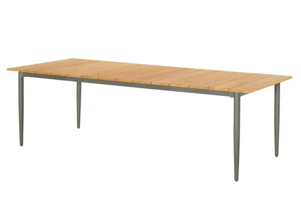 LA JOLLA 9 PIECE DINING SET - 44" x 92" La Jolla Dining Table, 2 La Jolla Arm Chairs and 6 La Jolla Side Chairs