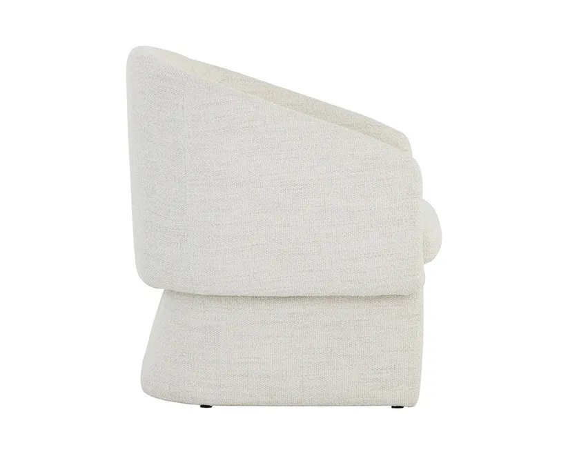 Lauryn Lounge Chair | Merino Pearl
