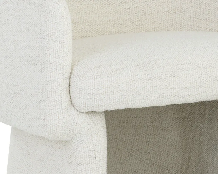 Lauryn Lounge Chair | Merino Pearl
