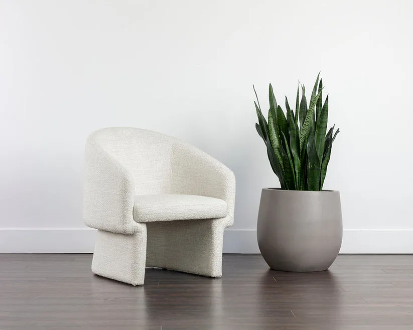 Lauryn Lounge Chair | Merino Pearl