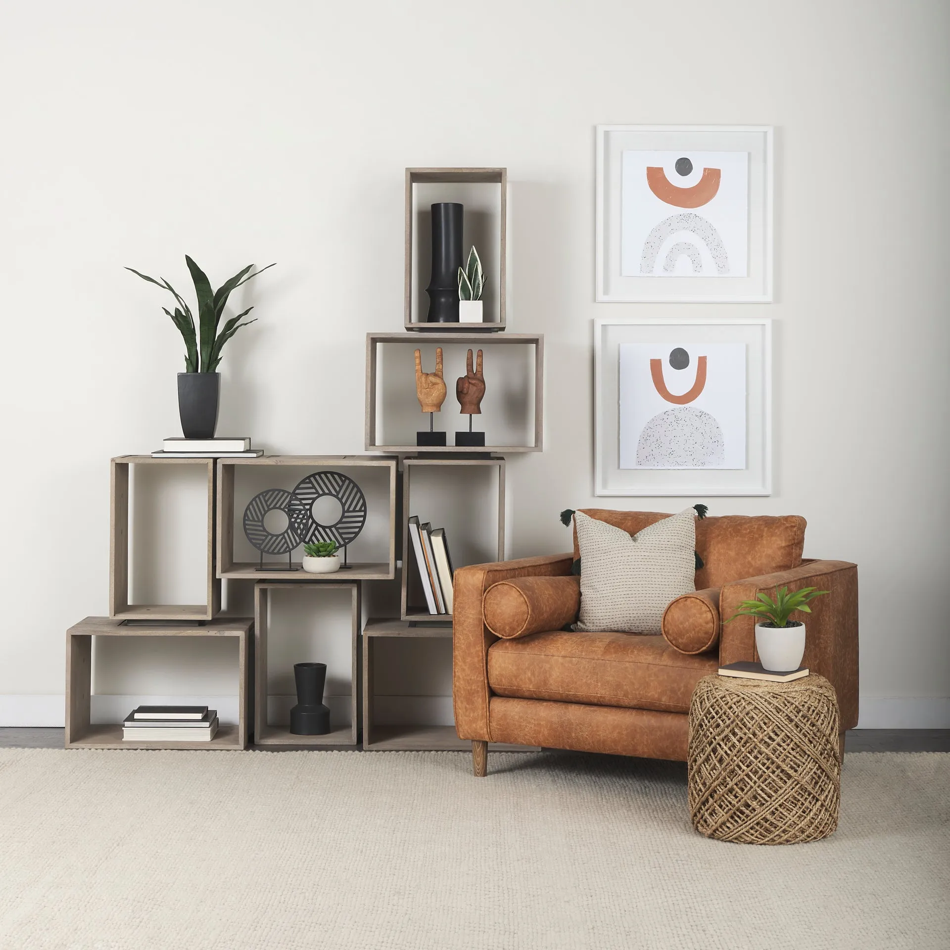 Loretta Arm Chair | Brown