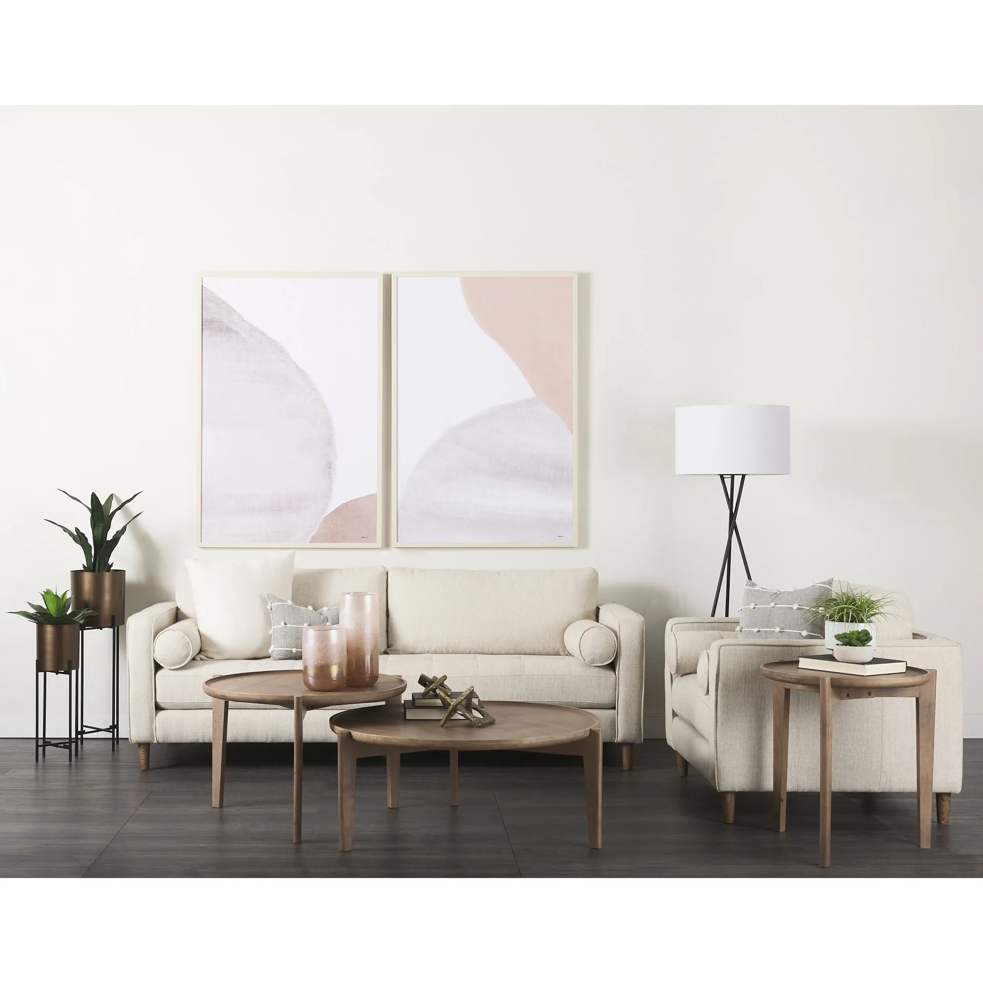 Loretta Arm Chair | Cream