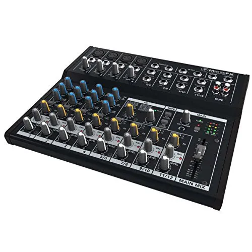 Mackie Mix Series, 12-Channel Compact Effects Mixer with Studio-Level Audio Quality and FX (Mix12FX)