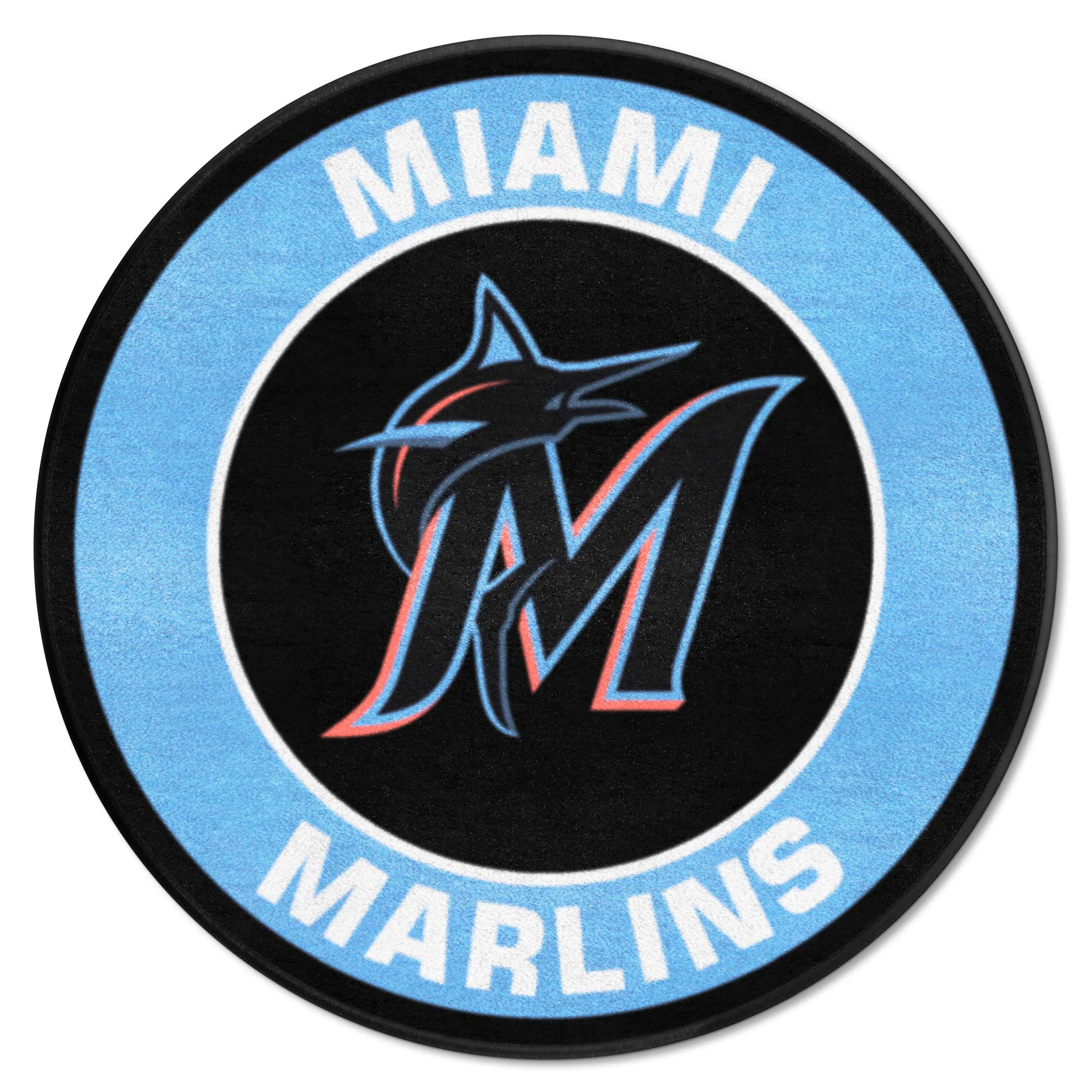 Miami Marlins Roundel Rug - 27in. Diameter
