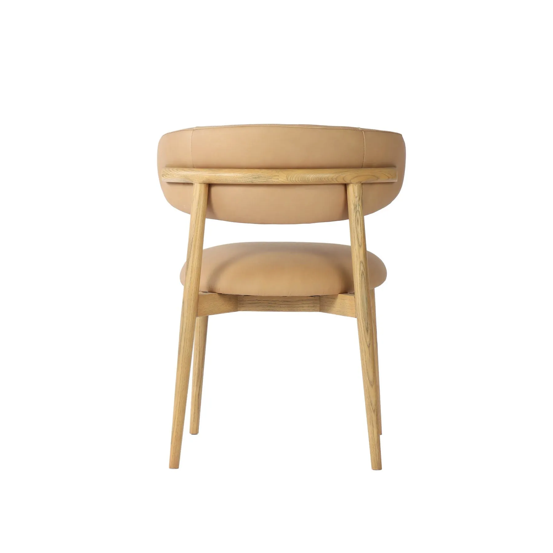 Milo Dining Chair | Tan Leather