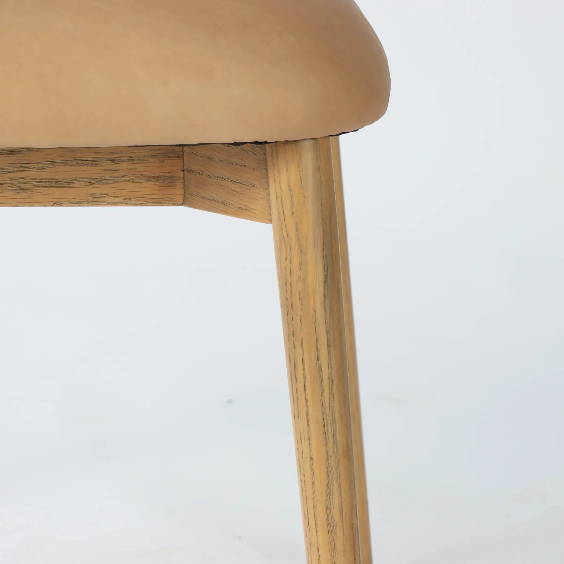 Milo Dining Chair | Tan Leather