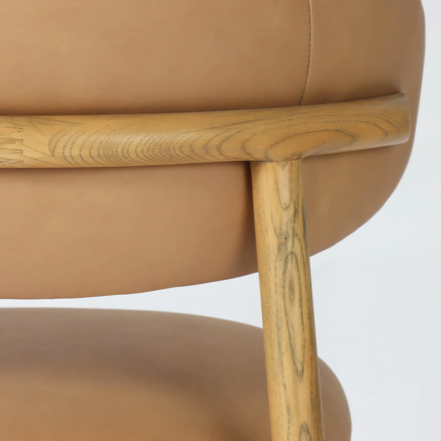 Milo Dining Chair | Tan Leather