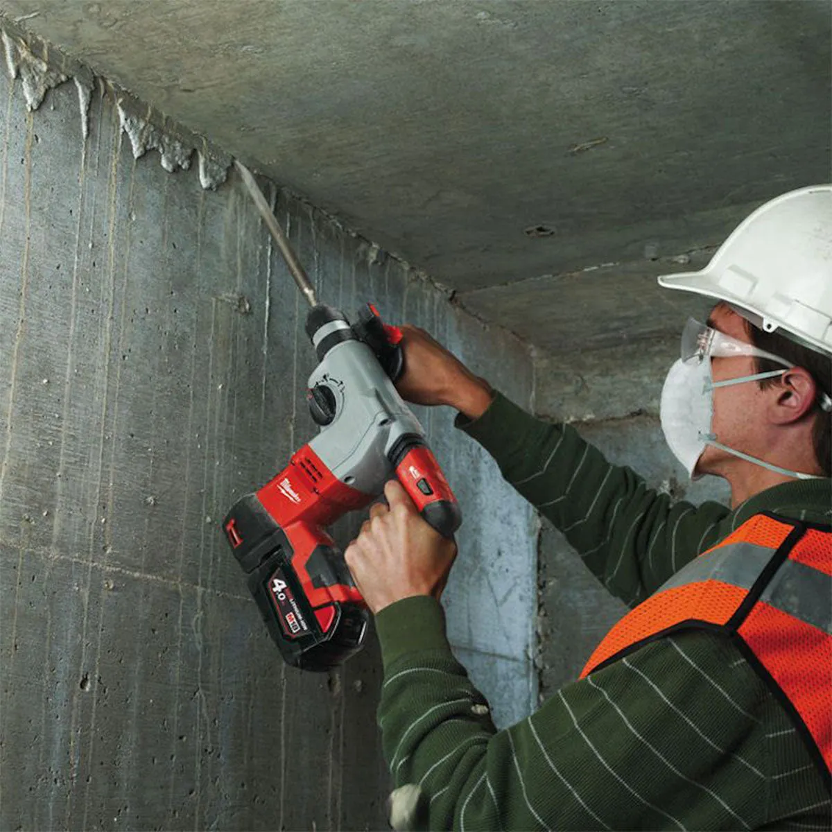 Milwaukee HD18HX-0 18V SDS  Rotary Hammer Drill with 1 x 5.5Ah Battery & Charger