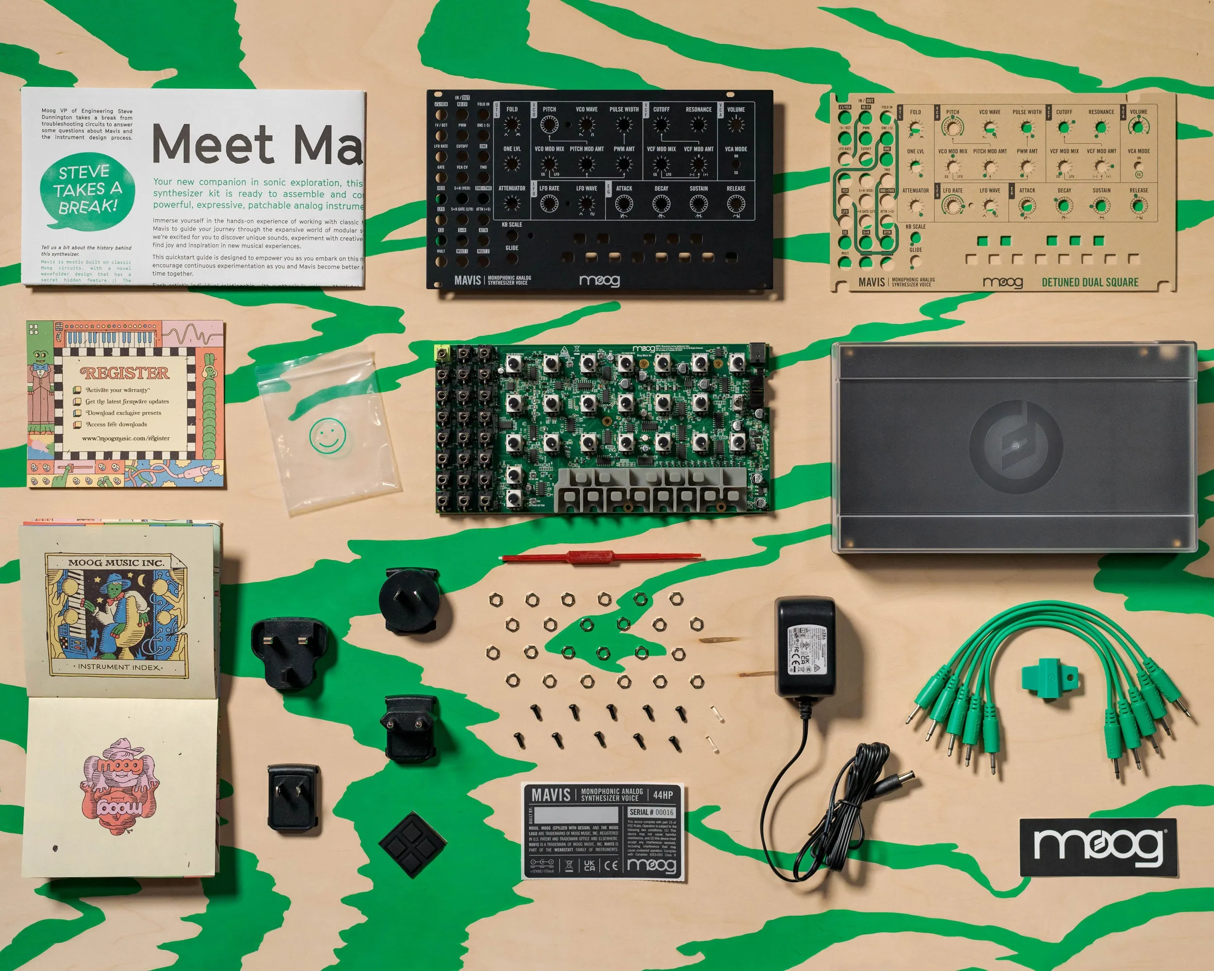 Moog Mavis DiY Semi-Modular Analogue Synthesizer