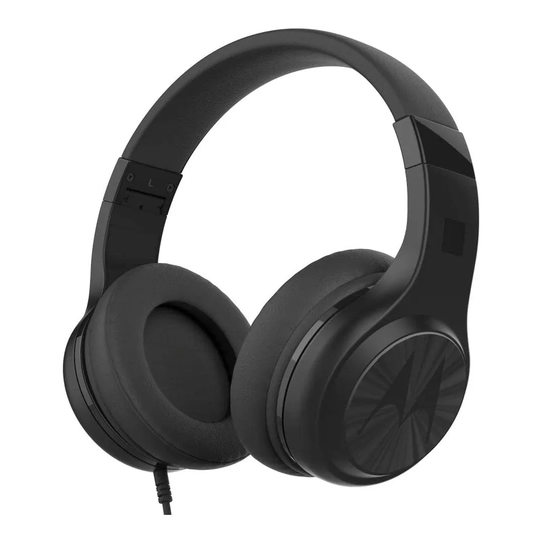 Motorola Pulse 120 Wired Headphones - Black