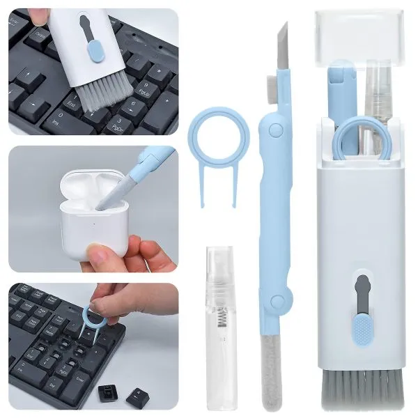 New Headset 7 In 1 Kit Scalable Keyboard Cleaner Brush