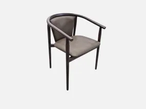 Otway Armchairs with Olive Leather (4)